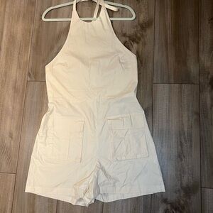 Zara Cream Women’s One Piece with Pockets